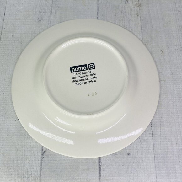 Home Target HMQ 91 Various Color Hand Painted  Stoneware Salad Lunch Plate Set 3 - Picture 10 of 14
